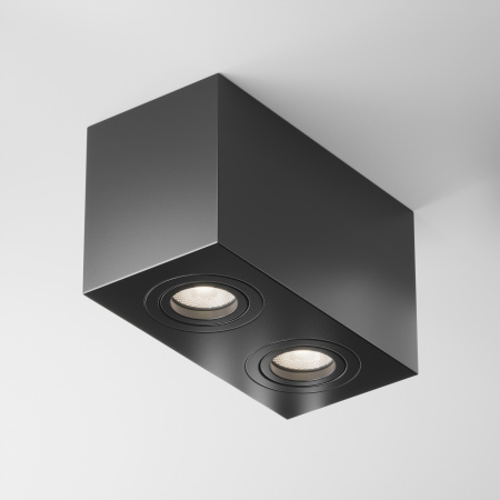 Потолочный светильник 2*GU10 50Вт Черный IP20 Ceiling & Wall C017CL-02B Technical Maytoni