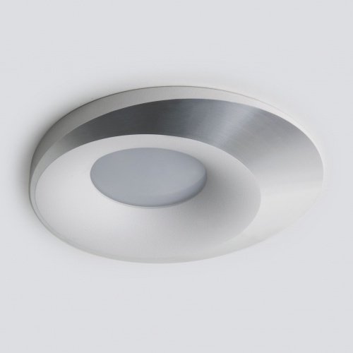Встраиваемый точечный светильник GU10 белый, серебряный IP20 (a053357) Elektrostandard фото 4