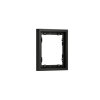 Рамка пластиковая Voltum S70 на 1 пост, (черный матовый)