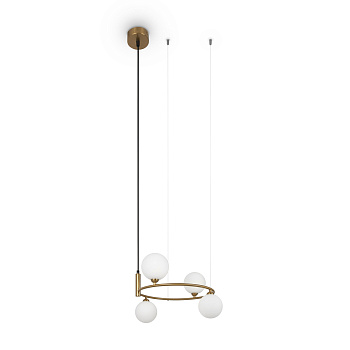 Подвесной светильник 4*G9 25Вт Латунь IP20 Ring MOD013PL-04BS1 Maytoni