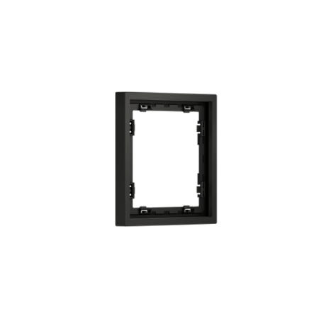 Рамка пластиковая Voltum S70 на 1 пост, (черный матовый)