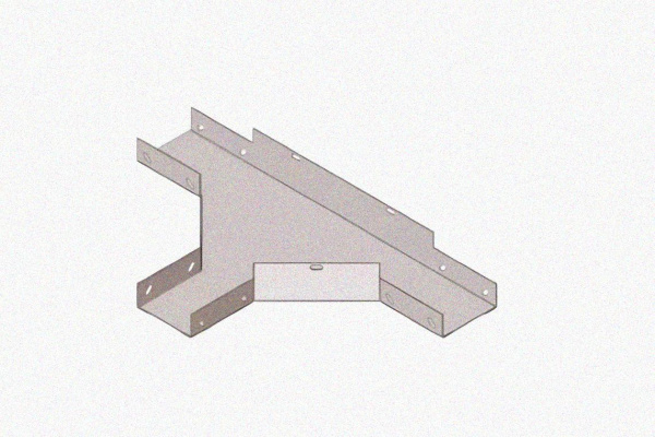 Лоток тройниковый замковый глухой ОТЗГ 200х85 УХЛ1, горячее цинкование S1,5
