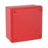 Коробка ответвит. с гладкими стенками, IP56, 100х100х50мм,цвет красный DKC
