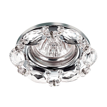 Встр.декор.св-к IP20 GX5.3 50W 12V VIK хром NOVOTECH