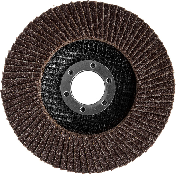 Круг лепестковый торцевой, 125мм, тип КЛТ 1, P80 Профессионал ЗУБР Круг лепестковый торцевой, 125мм, тип КЛТ 1, P80 Профессионал ЗУБР