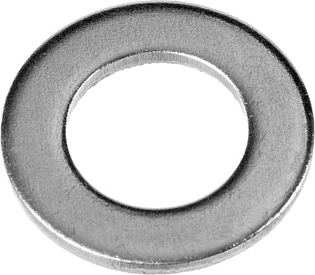 Шайба DIN 125A, 4 мм, 120 шт, оцинкованная, ЗУБР