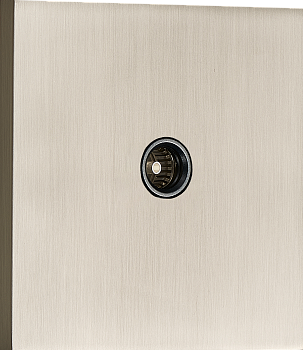 Donel N96 TV розетка (папа), Никель, серия DT