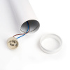 Светильник потолочный на подвесе MR16 35W 230V белый D55хH200 ML1708 Barrel LUNA FERON