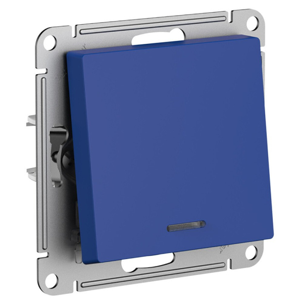 ATLASDESIGN Выключатель 1-клавишный с подсветкой, аквамарин Schneider Electric