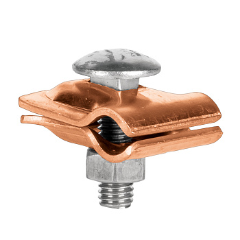 Зажим прута универсальный малый (пластина 30x30мм) Cu PROxima EKF