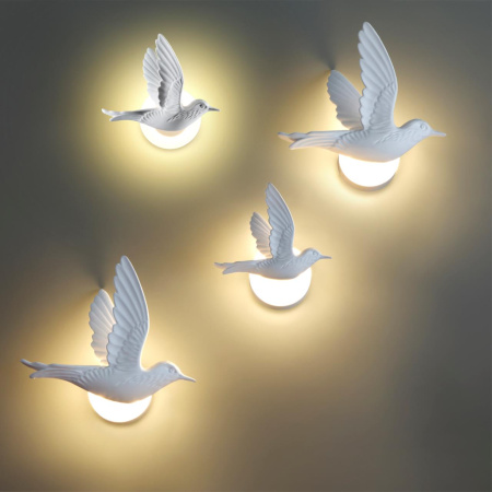 Настенный св-к IP20 LED 3W 122Лм 3000K COLOMBELLA белый гипс ODEON LIGHT