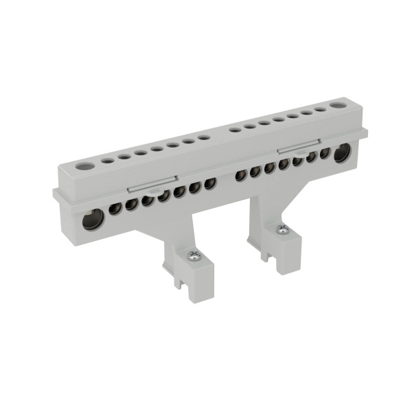Усиленный клеммный блок (2х8 мод.) в комплекте с крепежом DKC