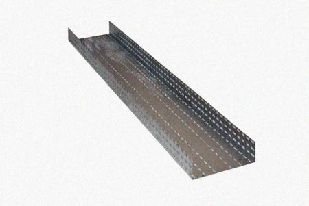 Лоток перфорированный ЛМ 300х100х2000 УТ1,5, горячее цинкование S1,5