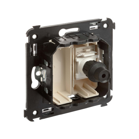 Розетка TV одиночная в стену, "Avanti", "Ванильная дымка" DKC