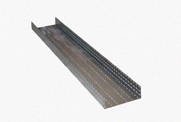 Лоток перфорированный ЛМ 250х50х3000 УТ1,5, оцинкованный лист, S1,5