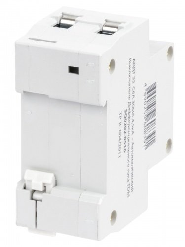 Дифференциальный автоматический выключатель АВДТ 32 2П (1П+N) 6А С 30мА 4,5кА тип АС TDM фото 5