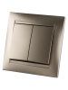 Выключатель 2-х кл. 10А бронза "Лама" TDM
