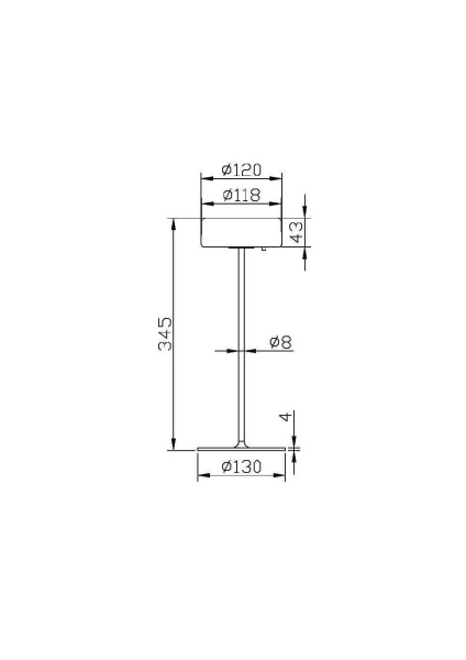 Аккумуляторный светильник LED 3Вт Черный IP20 AI Collaboration MOD229TL-L3B3K2 Maytoni