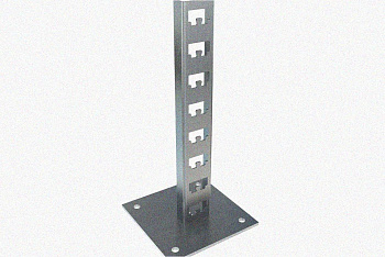 Стойка кабельная напольная одинарная К1171х1400 УХЛ1 горячее цинкование, L1400