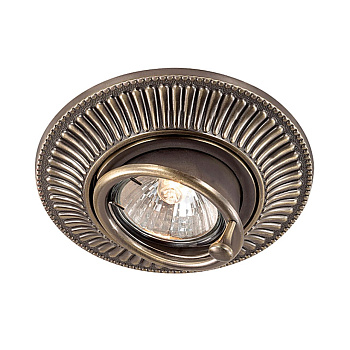 Встр.ПВ св-к IP20 GX5.3 50W 12V VINTAGE бронза NOVOTECH