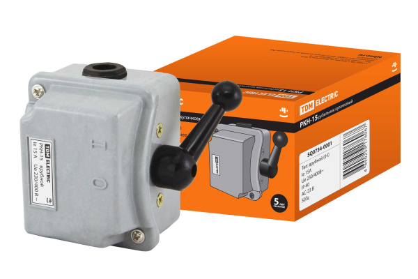 Рубильник РКН-15 (0 - | ) 15А врубной TDM