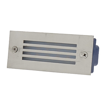 Светильник для ступеней 3Вт 5000К Металл Хром с решеткой GSTL-S1-3BT-5K General