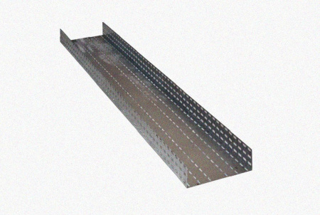 Лоток перфорированный ЛМ 150х80х2000 УТ1,5, горячее цинкование, S1,0