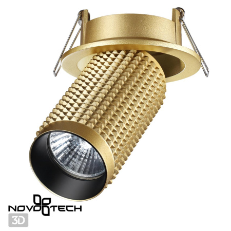 Св-к встр.IP20 GU10 50W 220V MAIS золото NOVOTECH