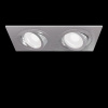 Встраиваемый светильник 2*GU10 50Вт Серебро IP20 Atom DL024-2-02S Technical