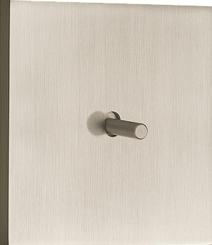 Donel N96 Переключатель перекрестный (с 3-х мест) на 1 тумблер, Цилиндр, 10AX 250V, Никель, серия DT