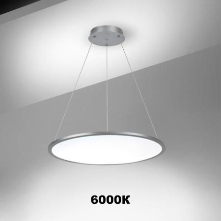 Подвесной димм.св-к IP20 LED 3000~6000К ITER серебро B NOVOTECH