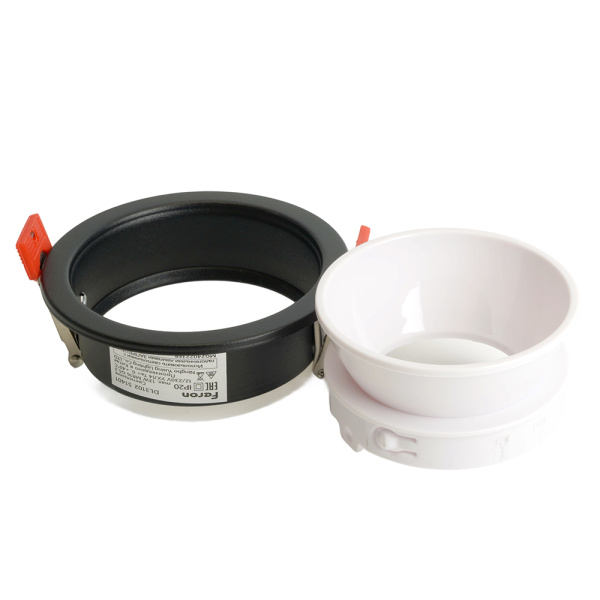 Светильник потолочный встраиваемый, MR16 G5.3, черный + белый DL3102 Feron