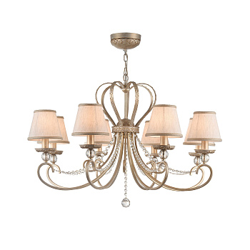 Люстра 8*E14 40Вт Золото IP20 Livorno RC144-PL-08-WG Maytoni