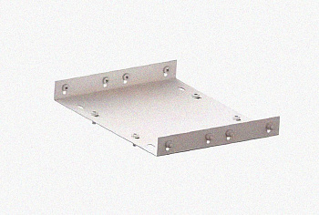 Соединитель лотковый замковый СЛЗ-300х100х1,5 УТ1,5, оцинкованный лист, S1,5