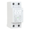 Реле напряжения 2 мод.63А на DIN-рейку 1 ф.230V красный RBUZ
