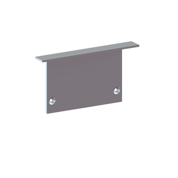 Donel Боковая заглушка для профиля DN18529 Цвет: Анодированное серебро,Серия:DN8ALE