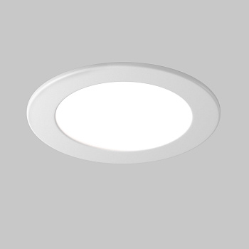 Встраиваемый светильник LED 18Вт Белый IP44 Downlight DL017-6-L18W3-4-6K Technical Maytoni