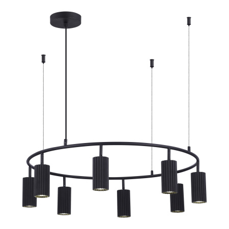 Светильник подвесной Черный/Черный GU10 8*5Вт 4000К SL1213.403.08 ST LUCE