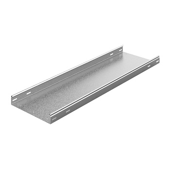 Универсальный лоток неперфорированный 500х50х3000, толщ. 1,0 мм, Сендзимир цинк Ostec