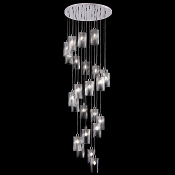 Подвесной светильник 24*E14 40Вт Хром IP20 Lamia  MOD049PL-24CH Maytoni