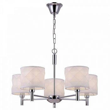 Люстра 5*E14 40Вт Хром IP20 Albertina FR5044PL-05CH Freya