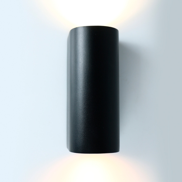 Светильник фасадный 2xMR16 GU10 прозр.круглый черный IP65 General