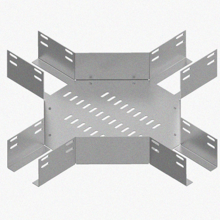 Лоток крестообразный глухой КМГ 200х65 УХЛ1, горячее цинкование S1,5