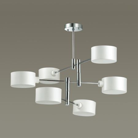 Люстра потолочная E14 6*60W 220V ASHLEY хром LUMION