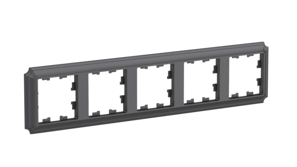 ATLASDESIGN ANTIQUE 3-постовая РАМКА, универсальная, БАЗАЛЬТ Schneider Electric