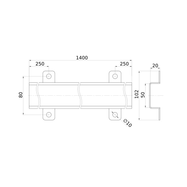 Защитная крышка проводника DKC