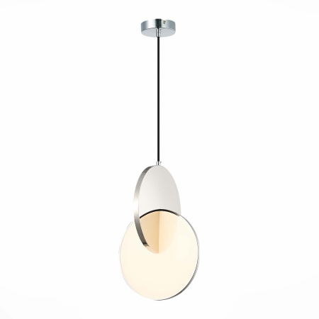 Светильник подвесной Хром/Белый Хром LED 1*14Вт 3000К SL6107.103.01 ST LUCE