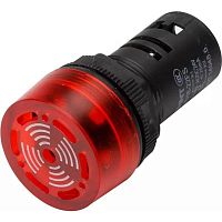 Сигнализатор звуковой ND16-22FS Φ22 мм красный LED АС110В (R) CHINT