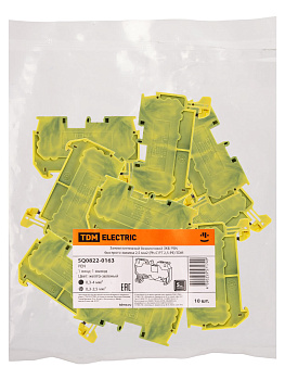 Зажим клеммный безвинтовой ЗКБ PEN быстрого зажима 2,5 мм2 (Ph-C PT 2,5-PE) TDM