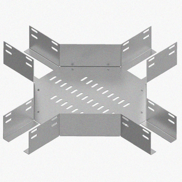 Лоток крестообразный перфорированный КМ 500х50 У3, окрашенный, S1,5